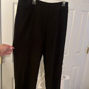 Time and tru size L(12-14) straight black slacks